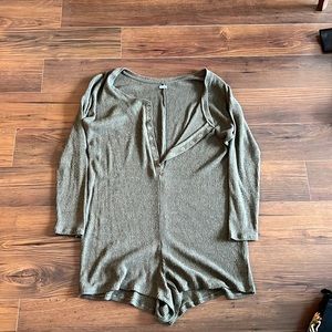 Oversized lounge romper